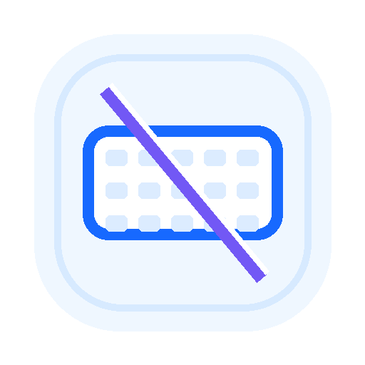 Silent keyboards buyer signal category icon