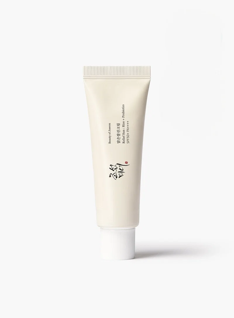 Beauty of Joseon Relief Sun Rice + Probiotics product packaging
