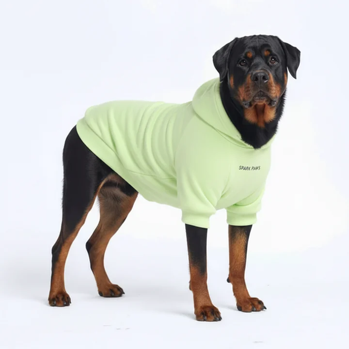 Spark Paws dog hoodie representing the pet-apparel fit report