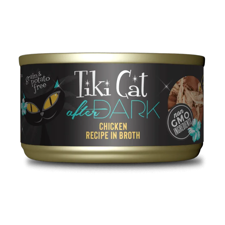 Tiki Cat After Dark chicken recipe can